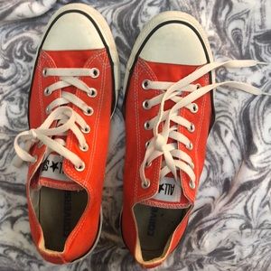 Red/Orange Converse